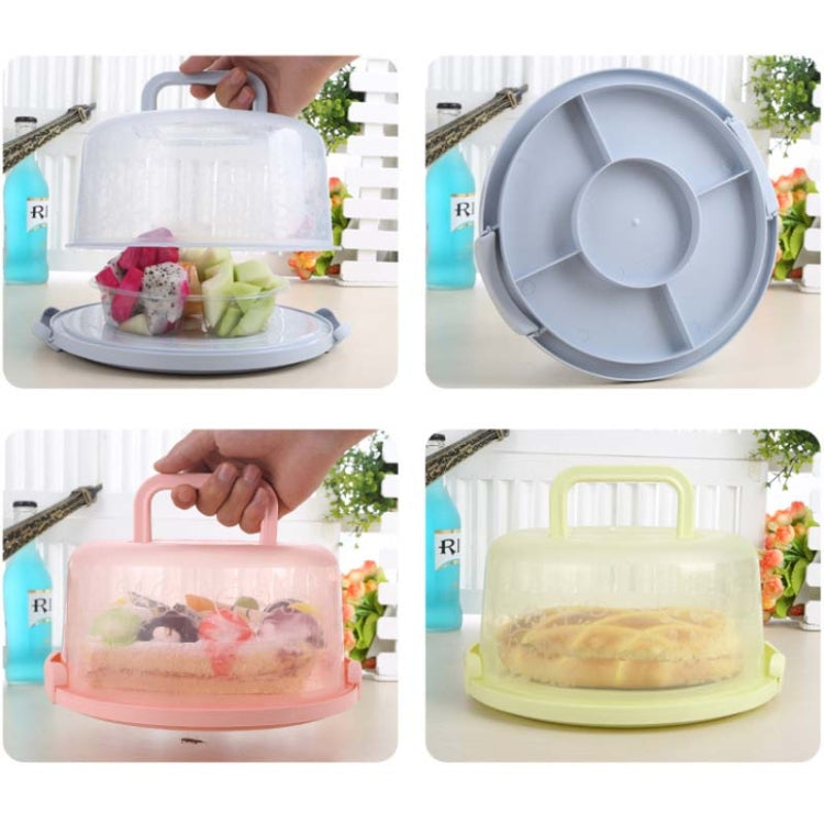 Plastic Round Handle Storage BoxePortable Cake Box