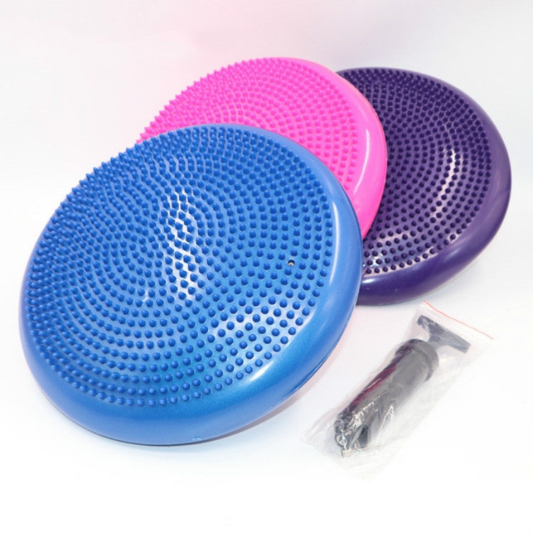 Thick Explosion-proof Yoga Special Massage Balance Cushion, Diameter: 33cm, 33cm Purple, 33cm Pink, 33cm Blue