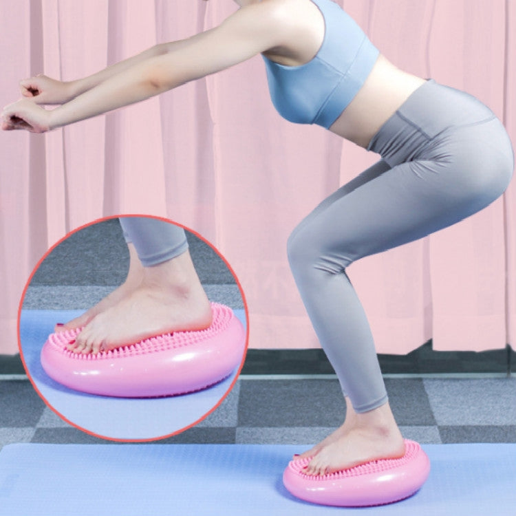 Thick Explosion-proof Yoga Special Massage Balance Cushion, Diameter: 33cm, 33cm Purple, 33cm Pink, 33cm Blue