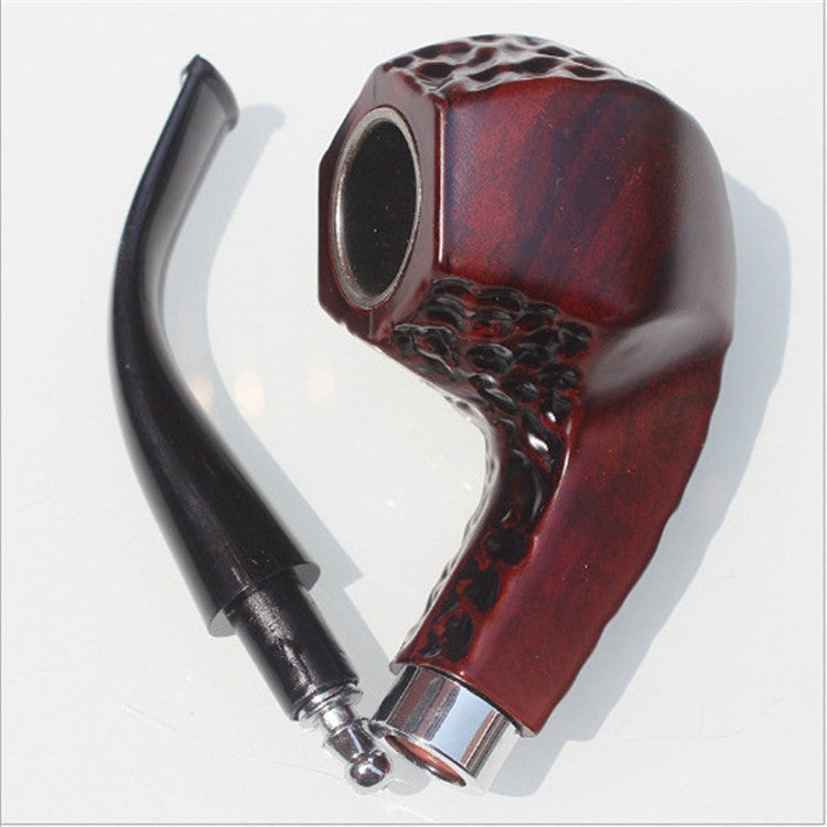 Bakelite Resin Pipe Iron Pot Dry Pipe Men Portable Filter Curved Pipe, Curved Pipe