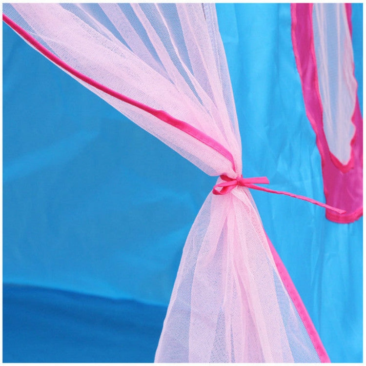 Children Toy House Yurt Folding Game Tent, 120x110x110cm Pink, 120x110x110cm Blue