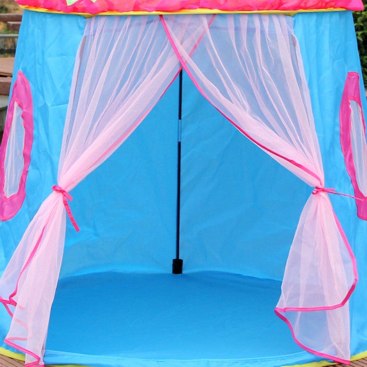 Children Toy House Yurt Folding Game Tent, 120x110x110cm Pink, 120x110x110cm Blue