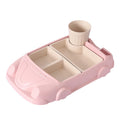 Bamboo Fiber Baby Cartoon Car Plate
