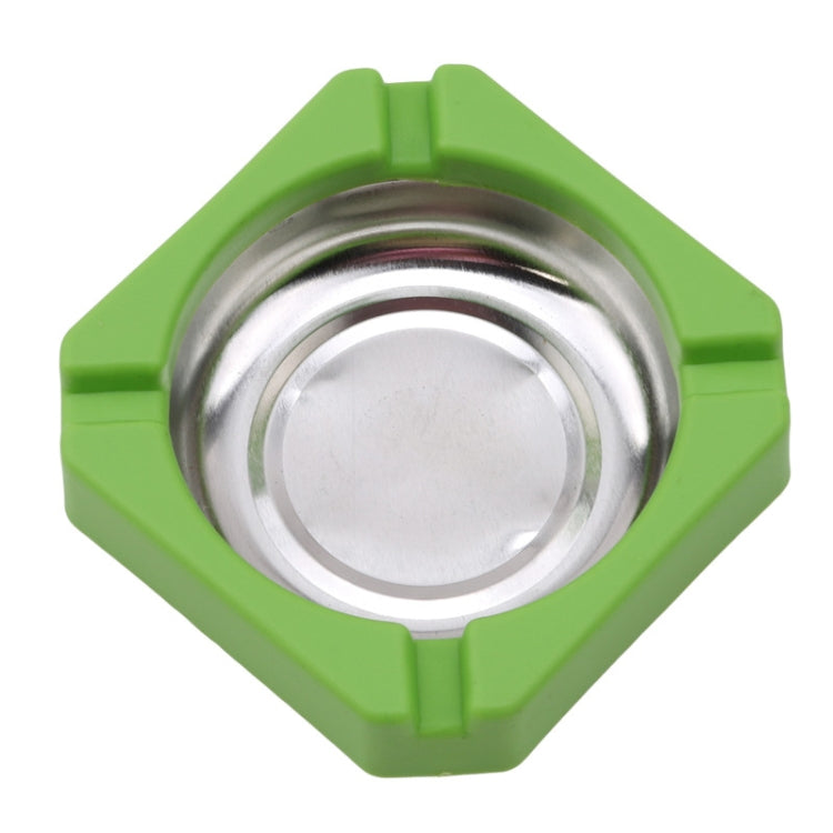 10 PCS Creative Plastic Metal Ashtray With Random Color Delivery, Metal Ashtray