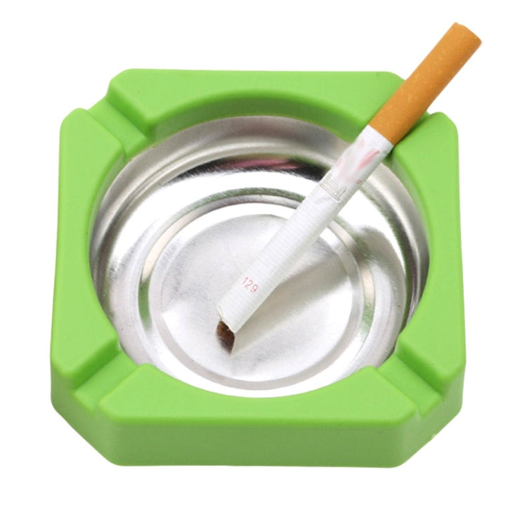 10 PCS Creative Plastic Metal Ashtray With Random Color Delivery, Metal Ashtray