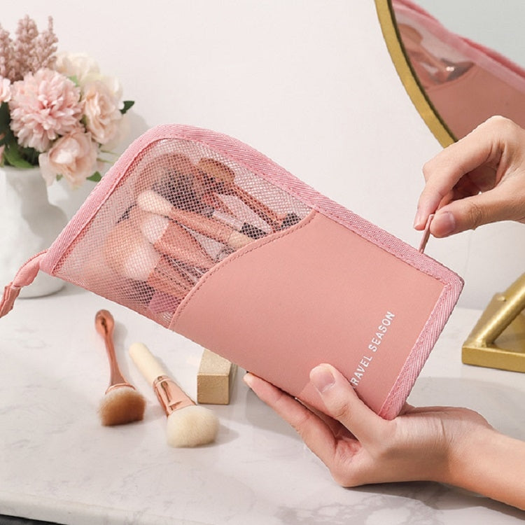 Portable Cosmetics Storage Bag Travel Toiletry Bag, Pink