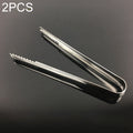 Stainless Steel Light Body Small Sugar Clip Cube Sugar Clip Thickened Ice Clip, Specification:9 Inches Black Handle, Stainless Steel 5 Inches, Stainless Steel 7 Inches, Stainless Steel 9 Inches, 6 Inches Black Handle, 7 Inches Black Handle             ...