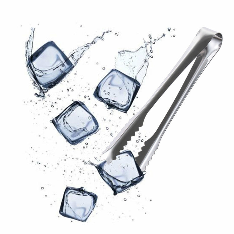 Stainless Steel Light Body Small Sugar Clip Cube Sugar Clip Thickened Ice Clip, Specification:9 Inches Black Handle, Stainless Steel 5 Inches, Stainless Steel 7 Inches, Stainless Steel 9 Inches, 6 Inches Black Handle, 7 Inches Black Handle             ...