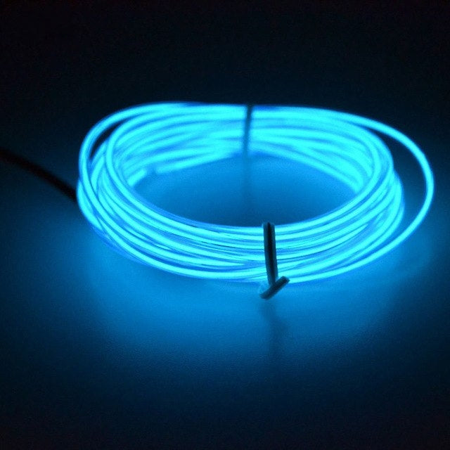 Flexible LED Light EL Wire String Strip Rope Glow Decor Neon Lamp USB Controlle  3M Energy saving Mask glasses glow line F277, TBD0156472001A, TBD0156472001B, TBD0156472001C, TBD0156472001D, TBD0156472001E, TBD0156472001F, TBD0156472001G, TBD0156472001...