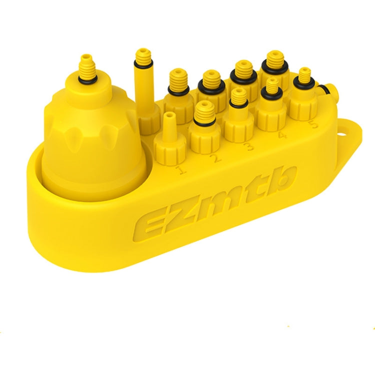 Bicycle Universal Hydraulic Bleed Adapters Set(10 in 1) Include Oil Funnel