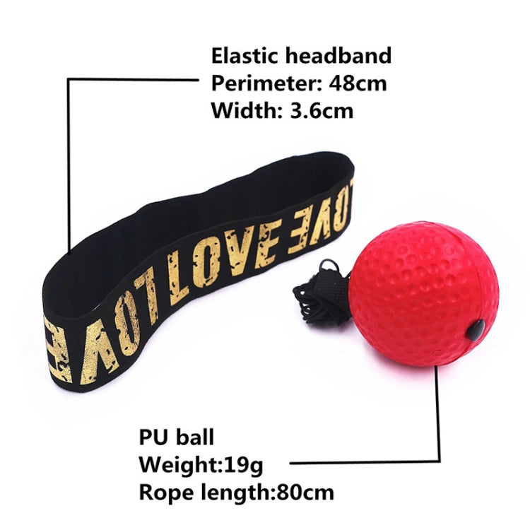 4 in 1 Household Boxing Ball Head-mounted Speed Training Reaction Ball Set, Set