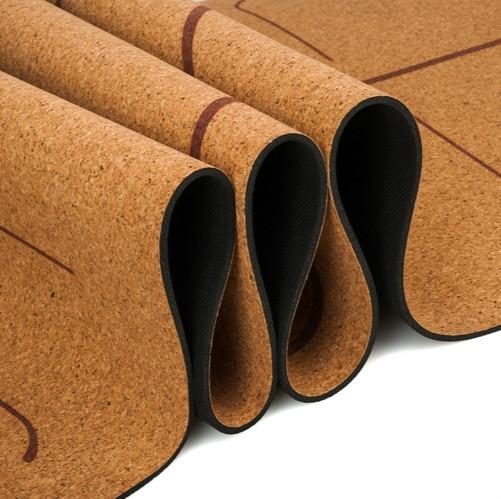 183X68cm Natural Cork TPE Yoga Mat Fitness Mats Pilates Non-slip Yoga Mats, TPE Mat Beige, TPE Mat Khaki, TPE Mat Brown