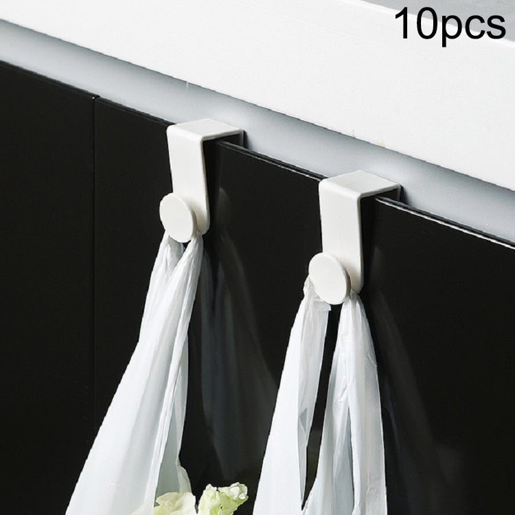 10 PCS / 5 Sets Plastic Hook for Household Storage Cabinet Door, Plastic Hook