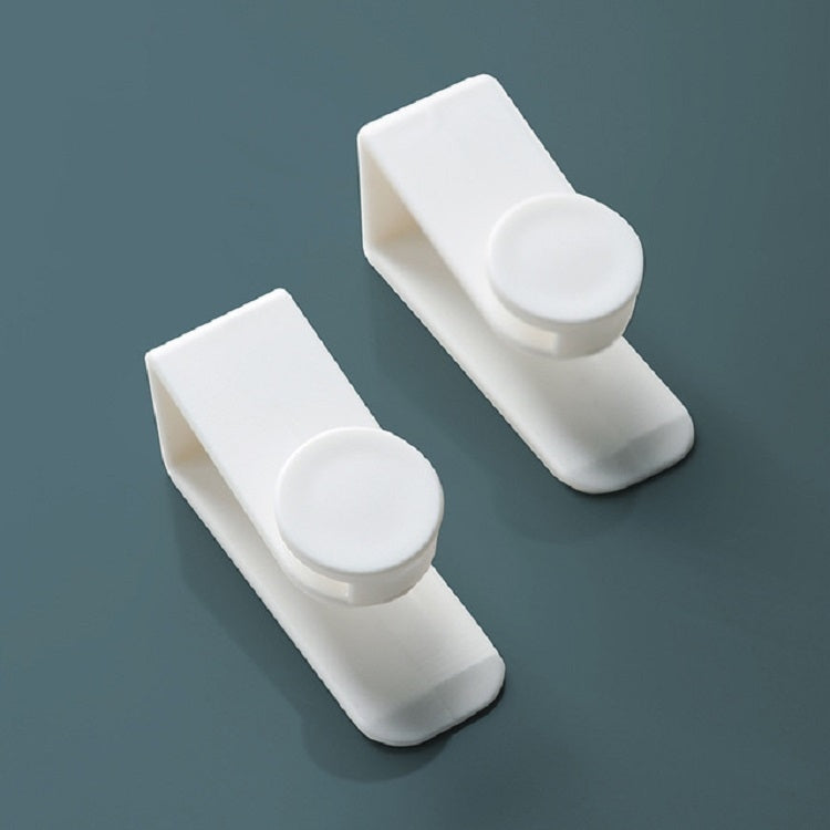 10 PCS / 5 Sets Plastic Hook for Household Storage Cabinet Door, Plastic Hook