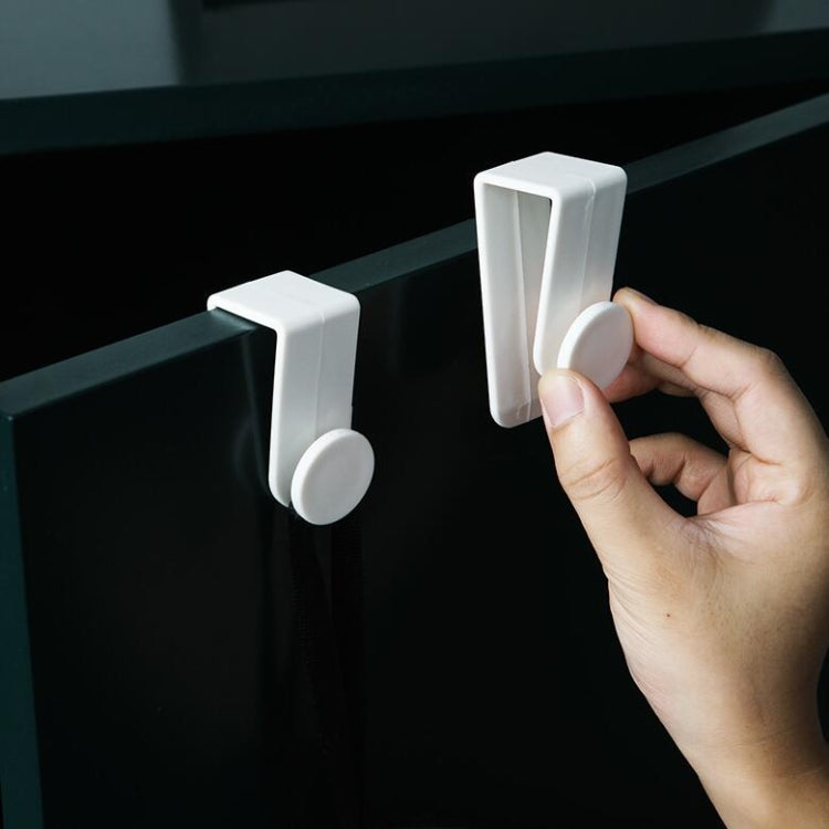 10 PCS / 5 Sets Plastic Hook for Household Storage Cabinet Door, Plastic Hook