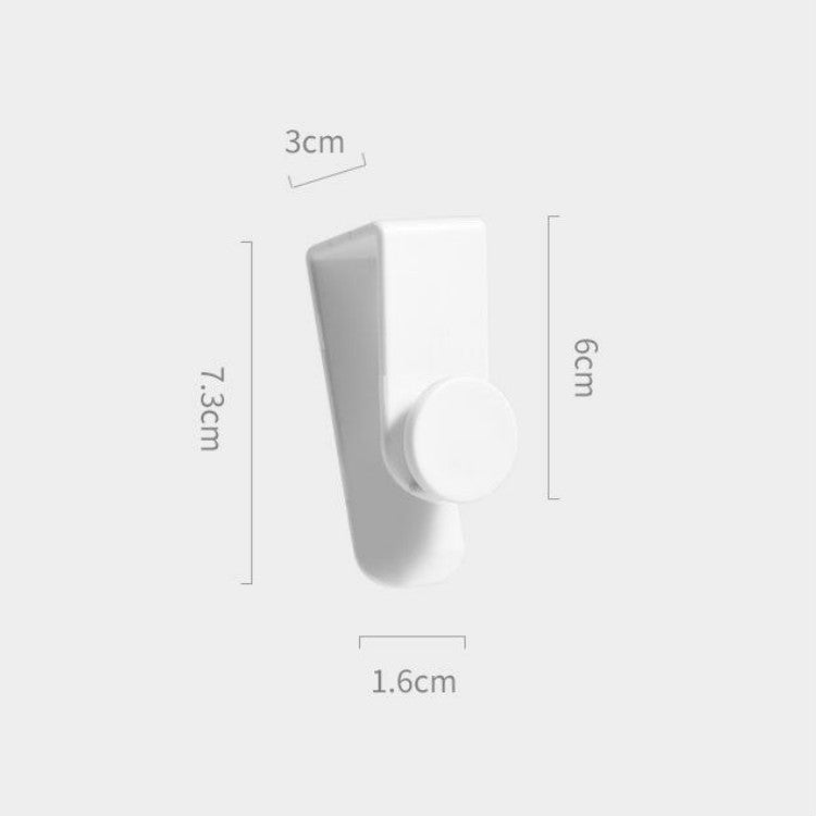 10 PCS / 5 Sets Plastic Hook for Household Storage Cabinet Door, Plastic Hook