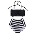 Cute Baby Girl Bikini Striped Triangle Bow Bathing Suit Proud Princess Beachwear, 70, 80, 90, 100, 110