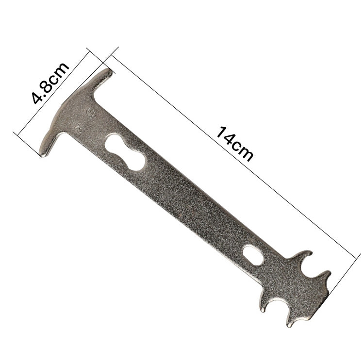 2pcs Bicycle Chain Wear Indicator Checker Mountain Road Bike MTB Chains Gauge Measurement Ruler Cycling Replacement Repair Tool, CHAIN-001