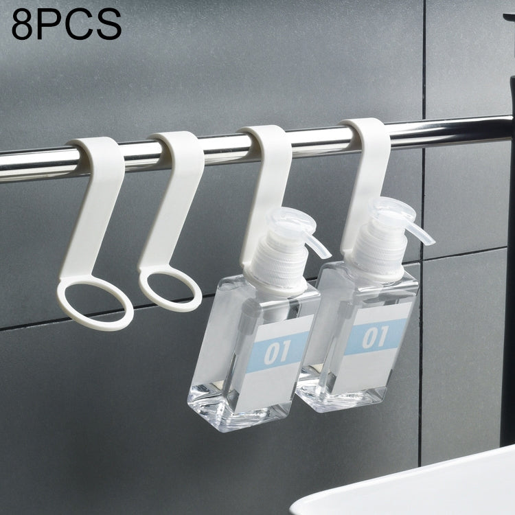 8 PCS/Set Creative Bottle Auxiliary Hook Kitchen Bathroom Hook Shower Gel Hook, Bottle Auxiliary Hook