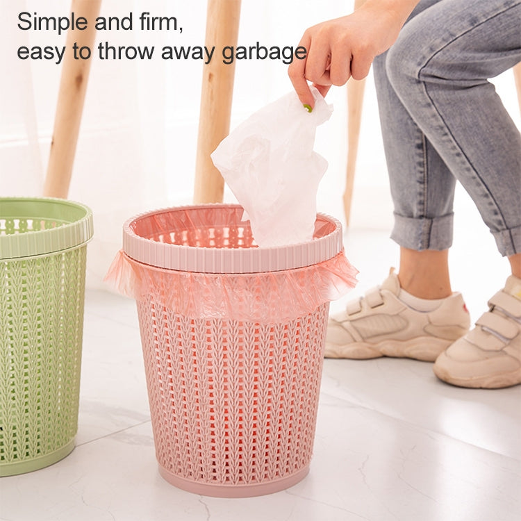 Household Removable Plastic Trash Bin Built-in Trash Bag Box