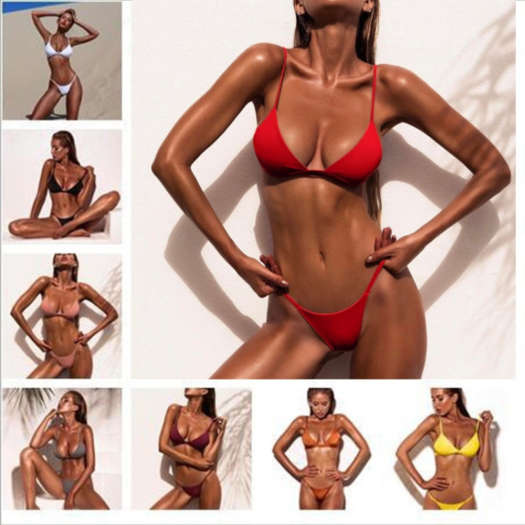 Padded Push Up Ladies Beach Wear Printed Bandage Bikini Set, L, M, S
