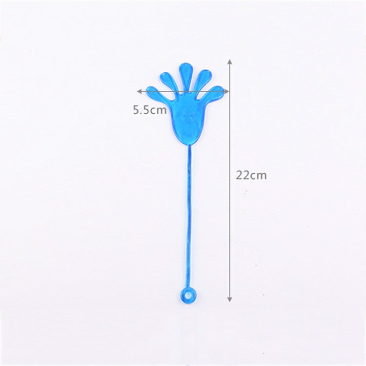 10  PCS Elastic And Flexible Sticky Palms Large Climbing Wall Palms Whole Human Toys, Random Color Delivery, Sticky Palms 10pcs