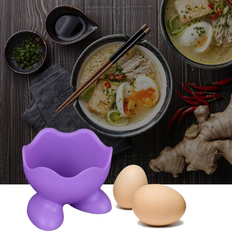 10 PCS Creative Environmentally Friendly Kitchen Gadgets Resistant Silicone Egg Cooker Food Grade Egg Tray, Egg Cooker Tray