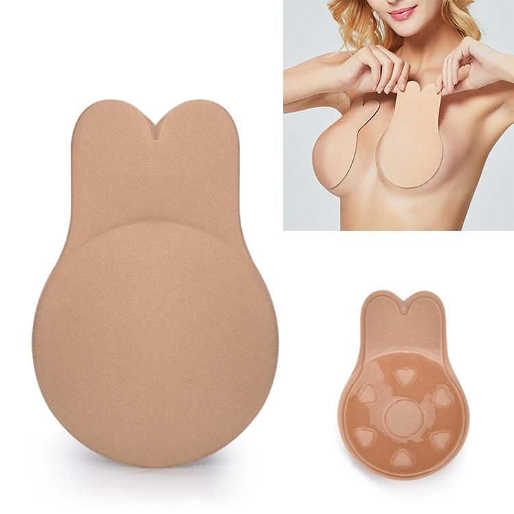 1 Pair Breast Lift Tape Intimates Sexy Underwear Accessories Reusable Silicone Push Up Breast Nipple Cover Invisible Adhesive Bra, AB Size (diameter: 9cm), CD Size (diameter: 11cm)