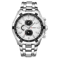 CURREN 8023 Men Stainless Steel Analog Sport Quartz Watch, White case white face, Silver case gold face, Silver case gold ring black face, Black case white face, Black case black face, Black case gold ring white face, Black case gold face              ...