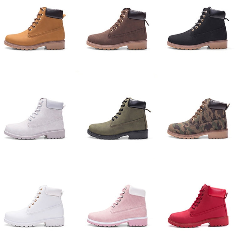 Couple Casual Big Head Warm Shoes Martin Boots, 36, 37, 38, 39, 40, 41, 42, 43