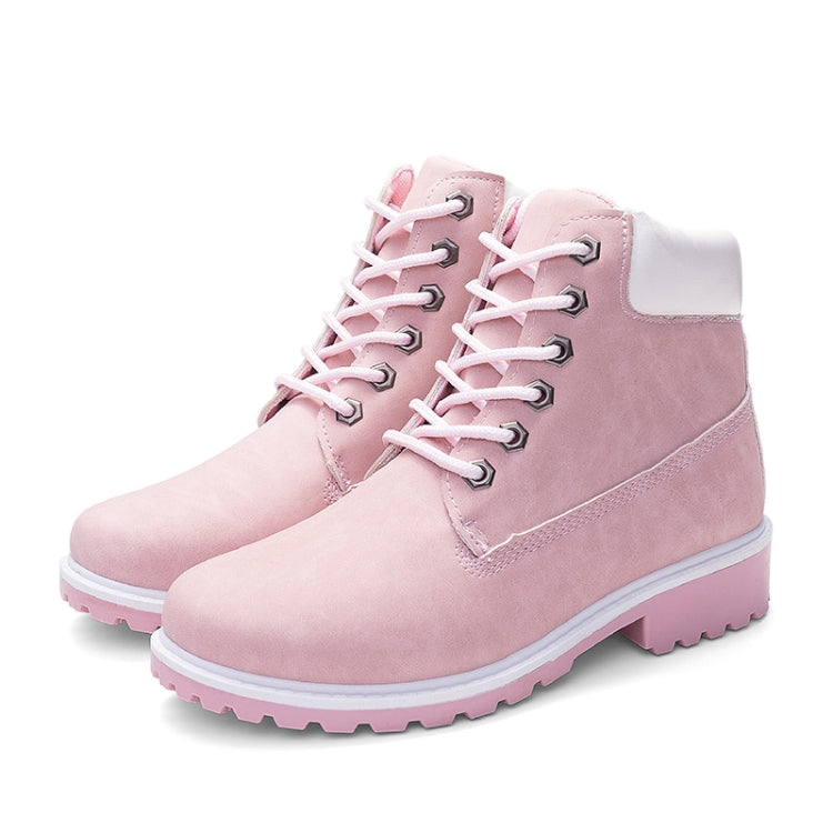 Couple Casual Big Head Warm Shoes Martin Boots, 36, 37, 38, 39, 40, 41, 42, 43