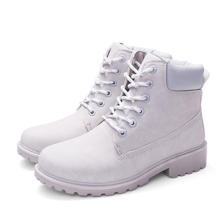 Couple Casual Big Head Warm Shoes Martin Boots, 36, 37, 38, 39, 40, 41, 42, 43