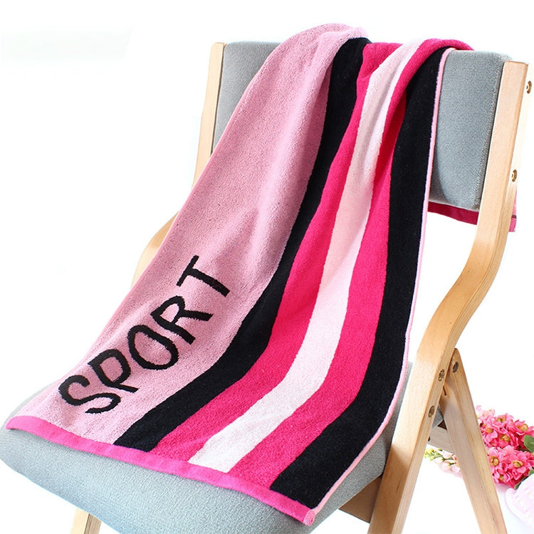 Striped Cotton Thickening Fitness Towel