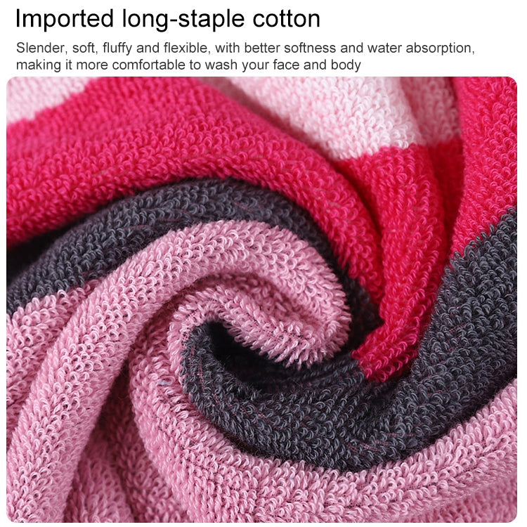 Striped Cotton Thickening Fitness Towel