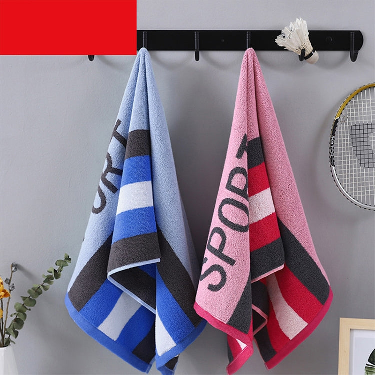 Striped Cotton Thickening Fitness Towel