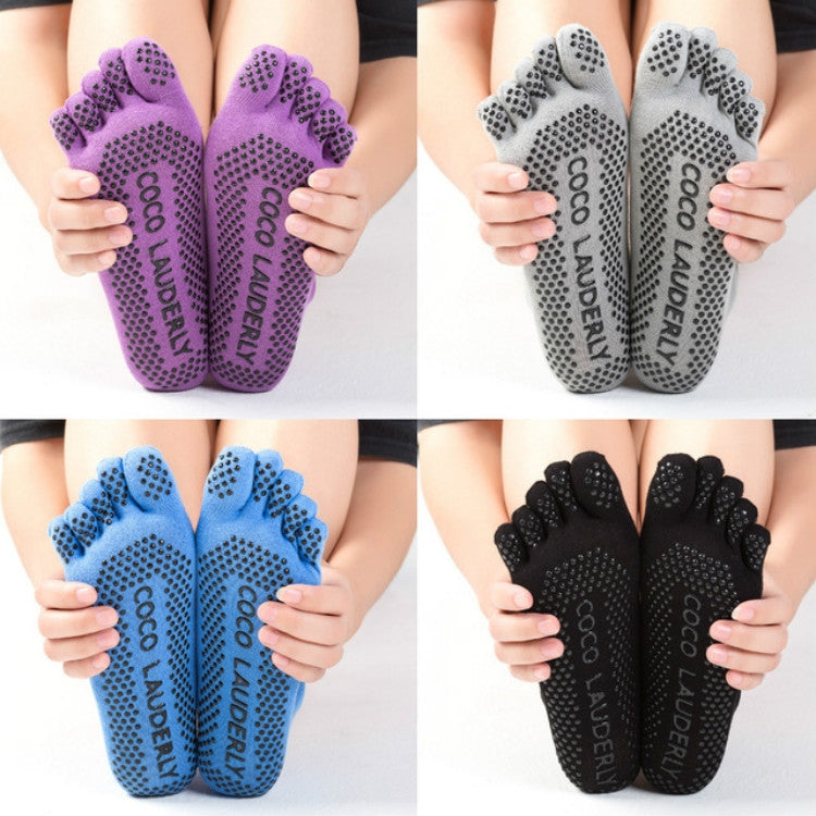 Solid Color Non-slip Sweat-absorbent Yoga Socks Split Toe Socks for Women, Socks Black, Socks Gray, Socks Purple, Socks Watermelon Red, Socks Blue, Socks Open Toe Black, Socks Open Toe Blue, Socks Open Toe Purple, Socks Open Toe Watermelon Red         ...