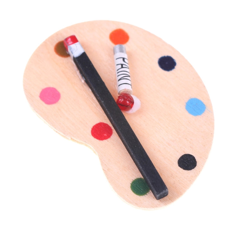 3 PCS Mini Doll House Props Pocket Furniture Accessories Simulation Board Color Palette, Simulation Board