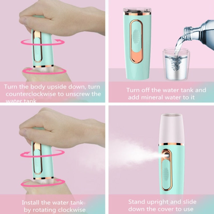 Portable Mini Moisturizing Sprayer Rechargeable Beauty Disinfectant Humidifier Automatic Alcohol Sprayer, Moisturizing Sprayer