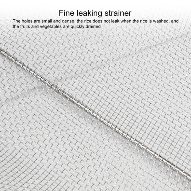 Stainless Steel Foldingf Filter Kitchen Tools Drainage Household Retractable Vegetable Fruit Basket, 24x34x11cm, 18x27x11cm