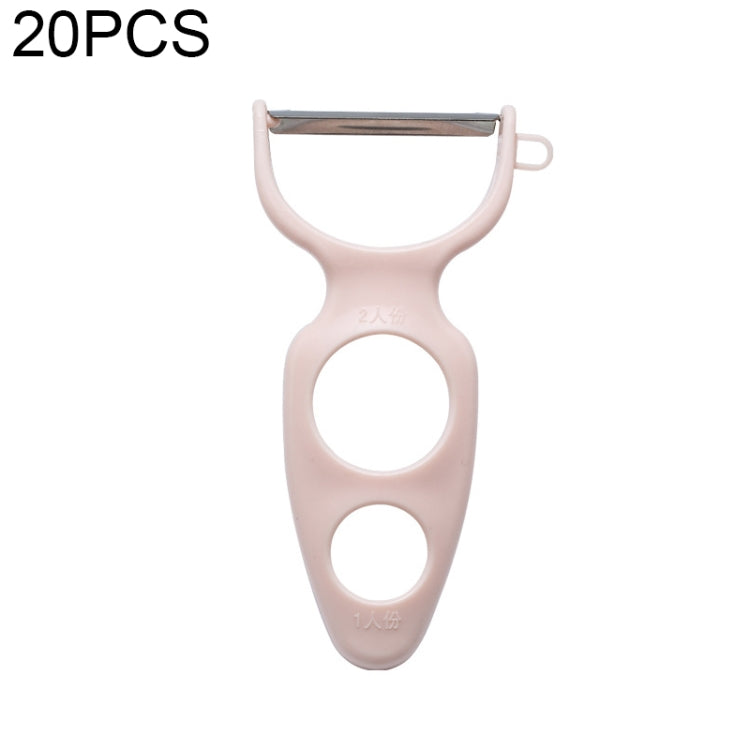 20 PCS Creative Stainless Steel Scraping Peeling Multi-function Vegetable and Fruit Peeler, 20 PCS Fruit Peeler (Pink), 20 PCS Fruit Peeler (Blue), 20 PCS Fruit Peeler (White), 20 PCS Fruit Peeler (Green)