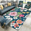 Country Flower Butterfly Door Mat Non-slip Floor Carpet, 45x75cm, 60x90cm, 40x120cm, 80x120cm, 80x160cm, 100x160cm, 120x160cm, 150x200cm, 160x230cm