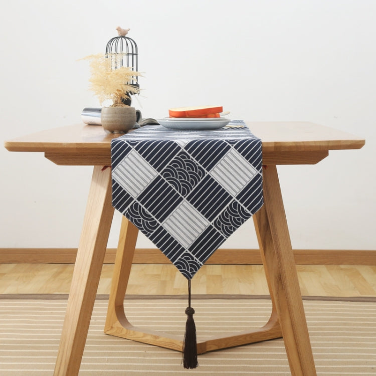 Cotton Linen Tea Table Dining Table Table Flag Retro Tablecloth, 30x160cm, 30x180cm, 30x200cm, 30x220cm, 30x240cm