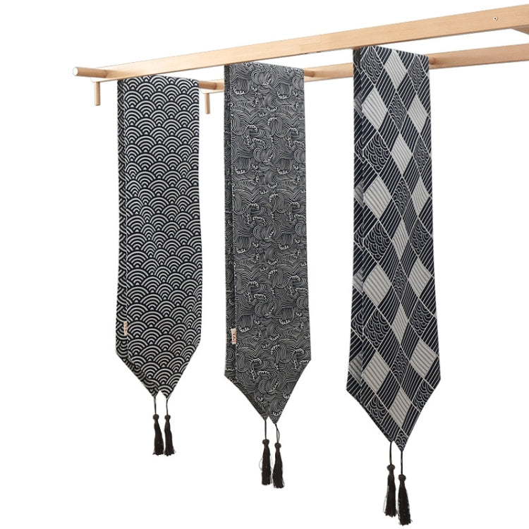 Cotton Linen Tea Table Dining Table Table Flag Retro Tablecloth, 30x160cm, 30x180cm, 30x200cm, 30x220cm, 30x240cm