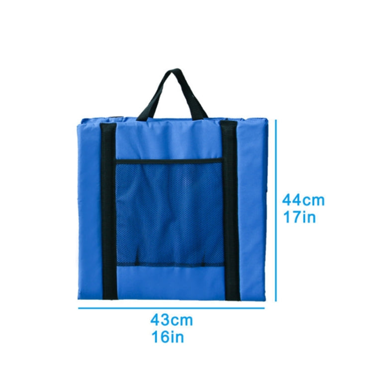Outdoor Camping Picnic Stand Seat Cushion Folding Moisture-proof Dirty Wear-resistant Cushion, 44 x 43 x 44 Red, 44 x 43 x 44 Blue, 44 x 43 x 44 Black