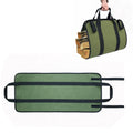 Outdoor Large Capacity Waterproof Army Green Canvas Logging Bag, Canvas Logging Bag