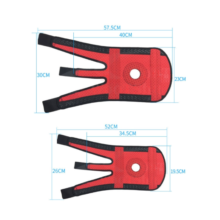 Outdoor Riding Four Spring Climbing Knee Pads Anti-skid Sports Knee Pads, M, L