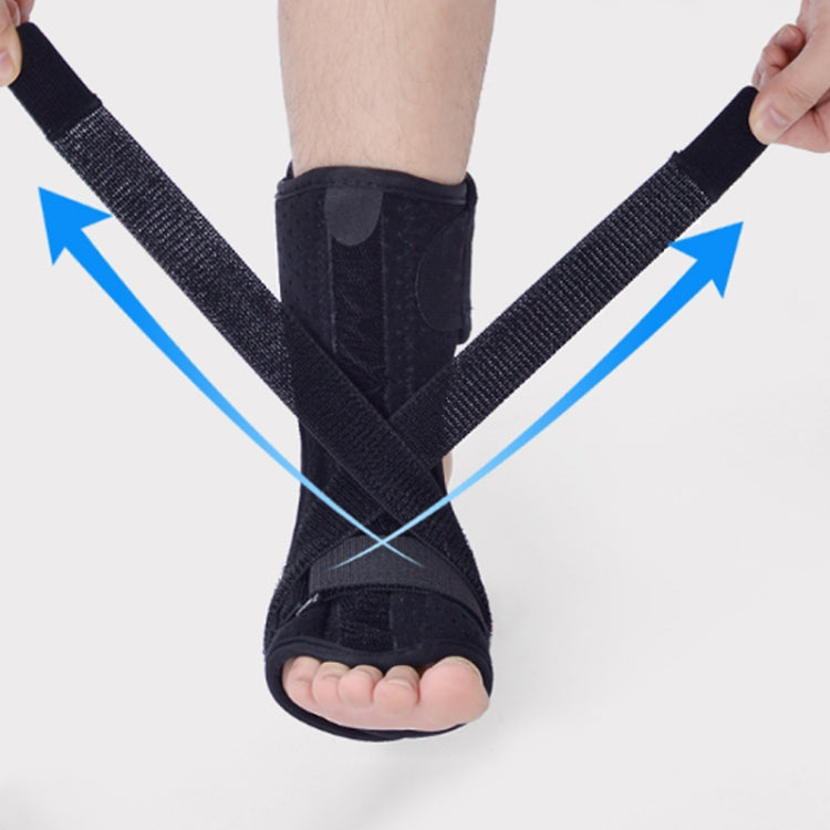 WOOTSHU JM03539 2 in 1 Plantar Fasciitis Splint Sprain Memory Cotton Aluminum Strip Splint Protective Gear + Massage Ball Set, Plantar