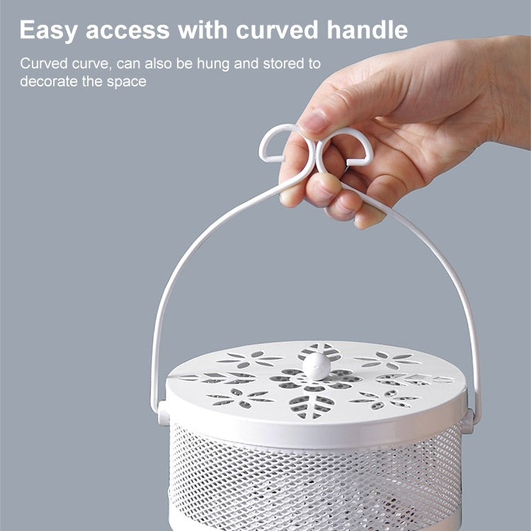 Outdoor Portable Multifunctional Hollow Fireproof Mosquito Coil Box with Lid