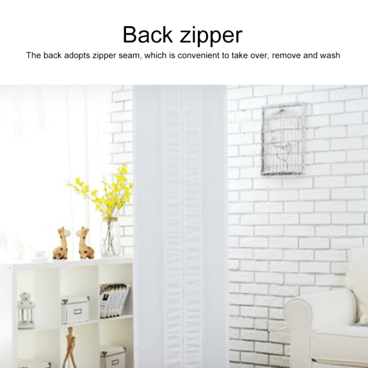 Simple Vertical Cabinet Type All Inclusive Air Conditioning Fabric Dust Cover, 180x55x35cm Flamingo