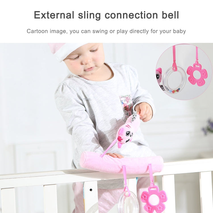 Baby Stroller Cartoon Animal Pendant Cradle Ornament Hanging Rattle